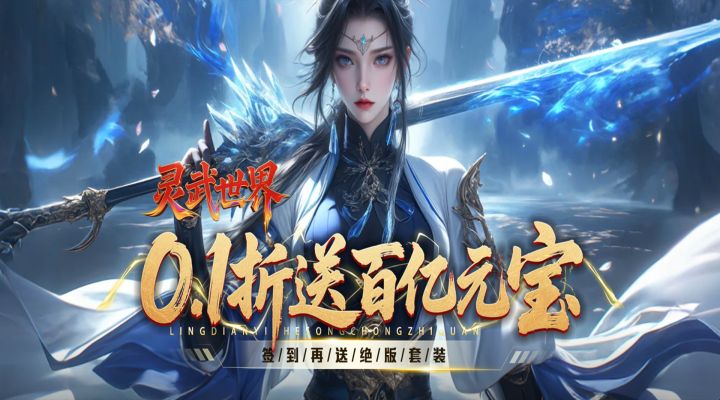 灵武世界（0.1折送百亿元宝）单日大额活动